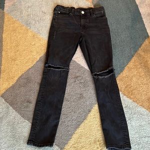 H&M Boys ripped knee skinny jeans
